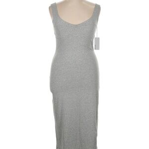Reformation Gray Midi Dress